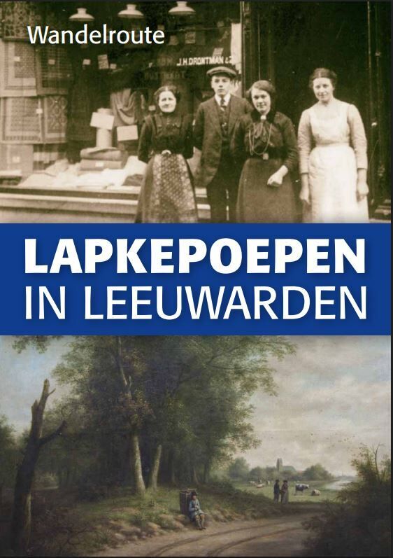 Voorkant van brochure over geschiedenis van Lapkepoepen in Leeuwarden